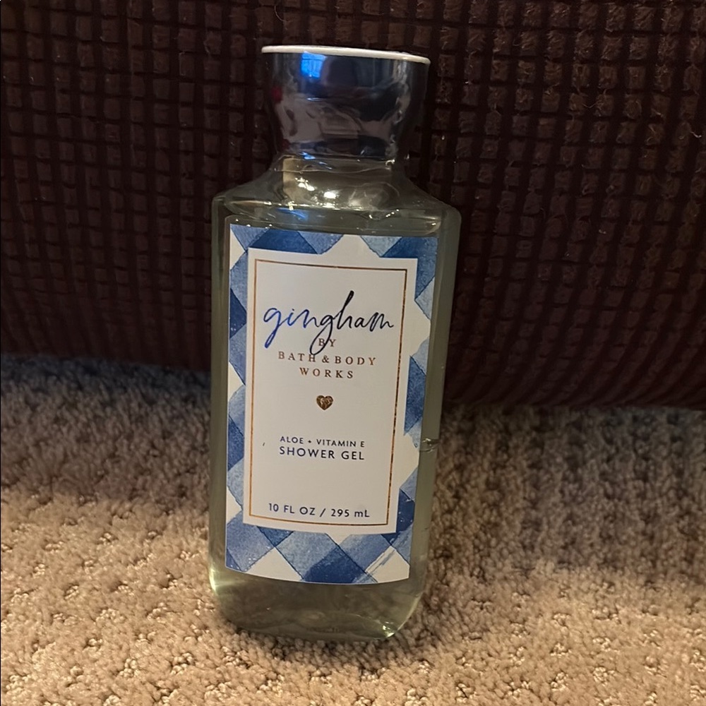 Bath & Body Works Gingham Blue Shower Gel